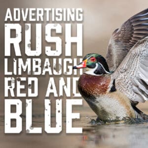 Advertising Rush Limbaugh Red And Blue